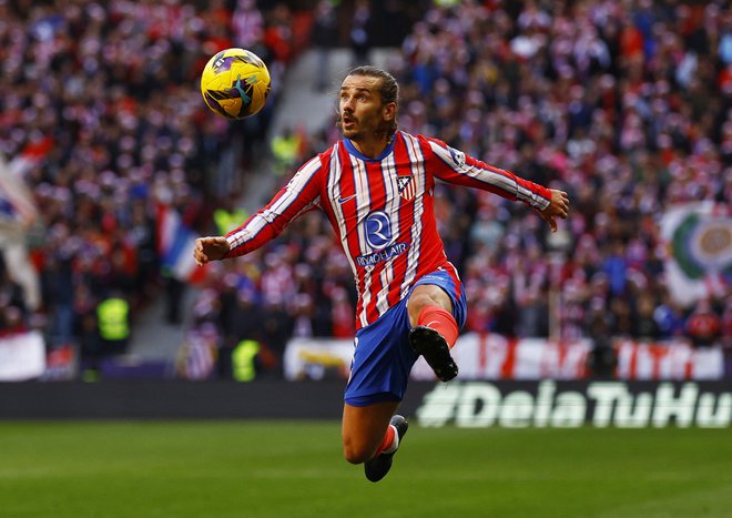 Antoine Griezmann je v odlični formi. FOTO: Susana Vera/Reuters