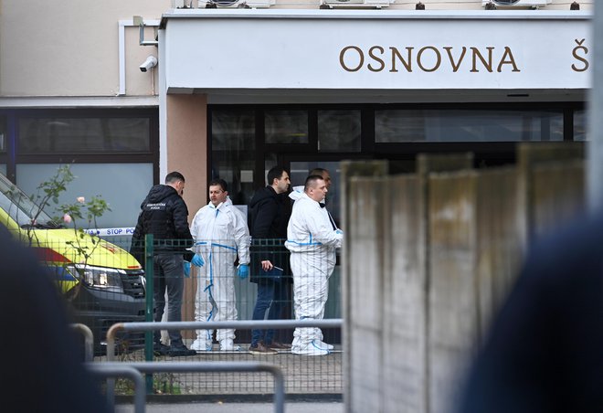 Šolo je napadel nekdanji učenec s psihičnimi težavami. FOTO: Ronald Gorsic/Cropix