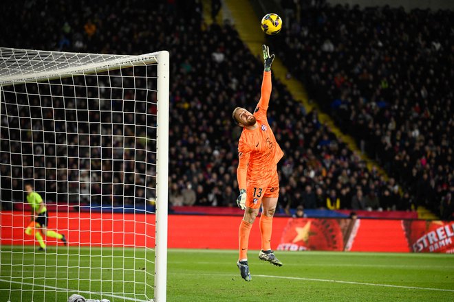 Jan Oblak je z 12 prejetimi goli najboljši vratar prvega dela la lige. FOTO: Josep Lago/AFP