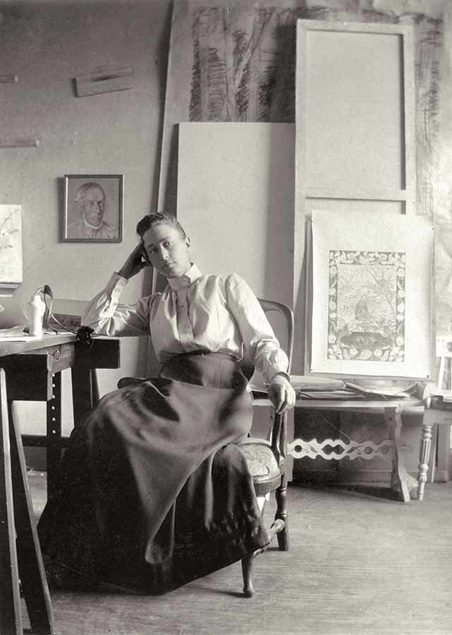 Družina trdi, da imajo dela Hilme af Klint duhovno dimenzijo, zato je nujno, da ostanejo na enem mestu. FOTO: Fundacija Hilma af Klint