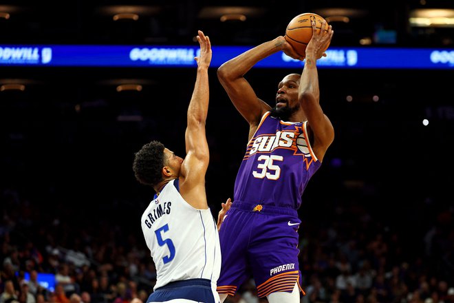 Kevin Durant ni imel dovolj pomoči soigralcev. FOTO: Mark J. Rebilas/USA Today Sports