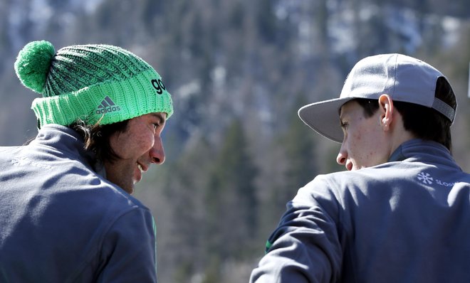 Primož Peterka in Peter Prevc sta v 72 letih edina med Slovenci okusila slast končne zmage na novoletni turneji. FOTO: Matej Družnik/Delo