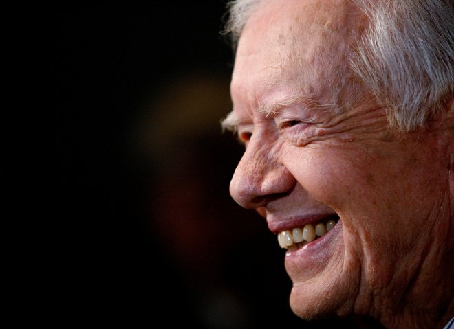 Nekdanji ameriški predsednik Jimmy Carter na fotografiji iz leta 2007. FOTO: Mario Anzuoni/Reuters