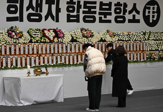 Južna Koreja žaluje. FOTO: Jung Yeon-je/AFP