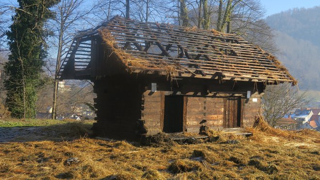 Pogorela kašča FOTO: Medobčinski Muzej Kamnik/Facebook