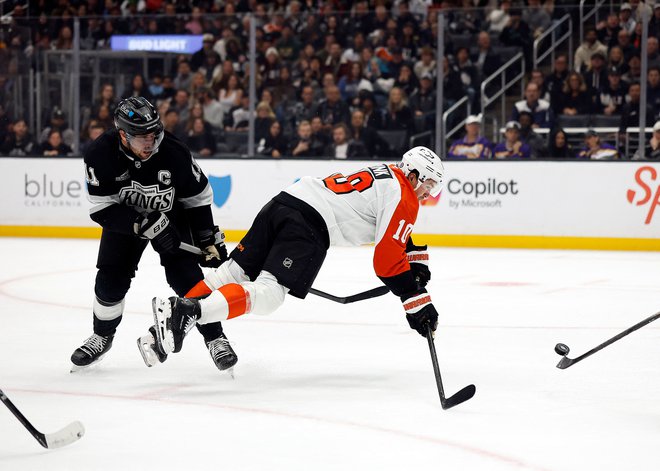 Los Angeles Kings so na četrtem mestu v zahodni konferenci. FOTO: Ronald Martinez/Getty Images Via AFP