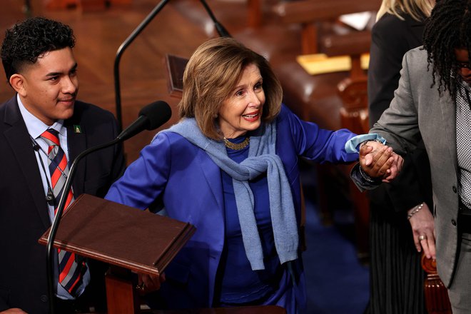 Kalifornijska predstavnica Nancy Pelosi je kot predsednica predstavniškega doma trdno držala skupaj kongresnike svoje stranke. Foto: Win Mcnamee Getty Images Via Afp