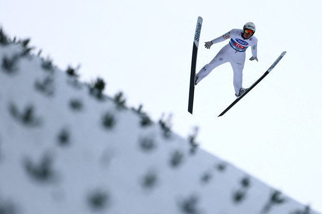 Domen Prevc je ob koncu novoletne turneje ujel pravo formo. FOTO: Lisi Niesner/Reuters