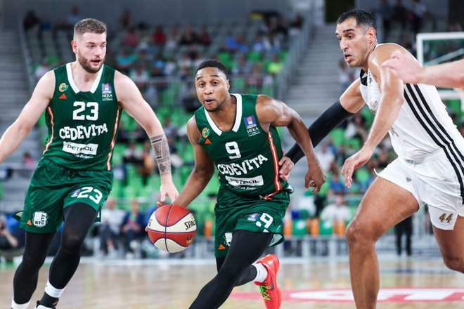 Brynton Lemar je bil najboljši strelec Olimpije. FOTO: Cedevita Olimpija