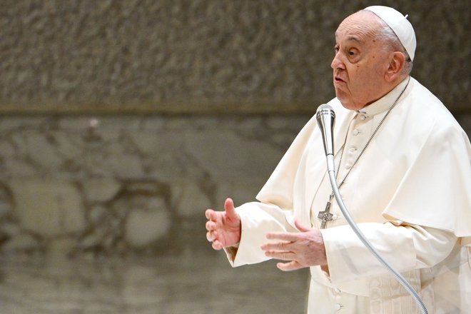 Frančišek je na čelu Katoliške cerkve od leta 2013. FOTO: Alberto Pizzoli/AFP