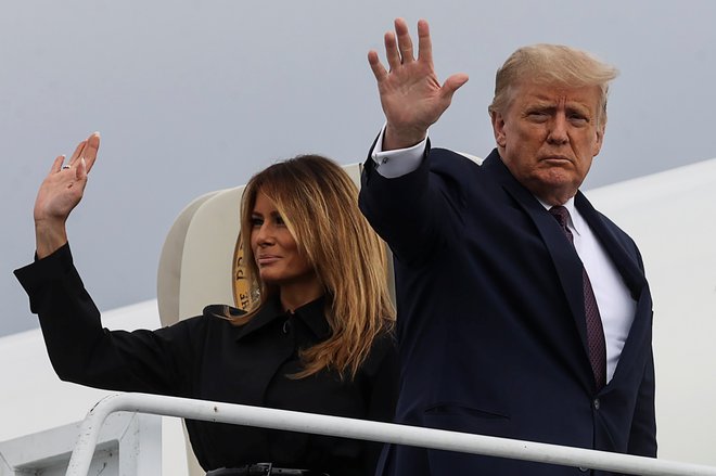 Melania Trump je šele druga v tujini rojena ameriška prva dama. FOTO: Jonathan Ernst/Reuters