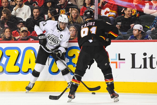 Anže Kopitar ni obogatil strelske bere. FOTO: Derek Leung/AFP