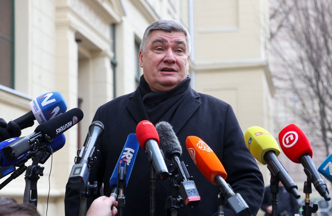 Zoran Milanović se že do zdaj se ni ogibal stalnim spopadom s premierjem Andrejem Plenkovićem, precej verjetno bomo tega videli še več v novem petletnem predsedniškem mandatu Milanovića.  Foto Damir Sencar Afp