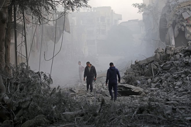 Tako izraelski kot palestinski predstavniki ocenjujejo, da so v pogajanjih v zadnjih dneh dosegli določen napredek. FOTO: Eyad Baba/AFP