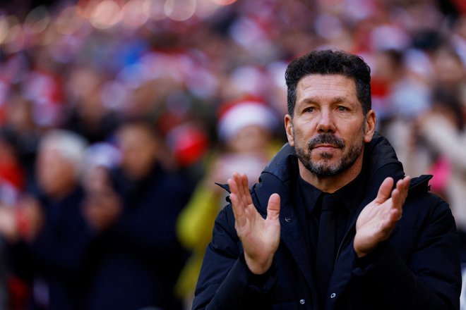 Diego Simeone je komentiral sojenje na tekmah Reala in Barcelone. FOTO: Susana Vera/Reuters