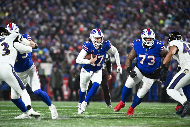 Buffalo Bills so proti Baltimore Ravens slavili s 27 proti 25. FOTO: Mark Konezny/Usa Today Sports Via Reuters Con