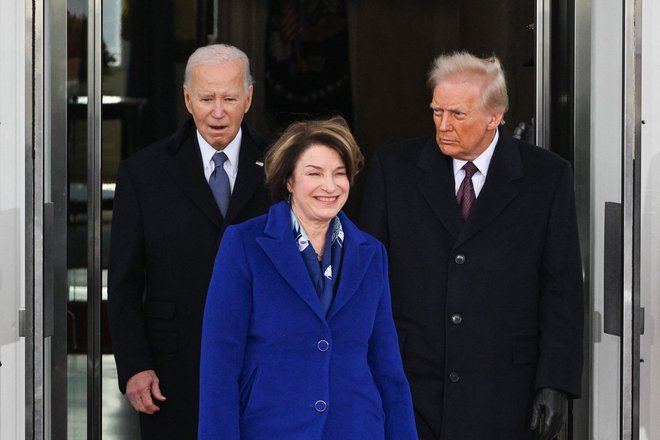 Senatorka slovenskih korenin Amy Klobuchar ima pomembno vlogo pri vodenju predaje ameriške izvršne oblasti. Foto: Roberto Schmidt/Afp