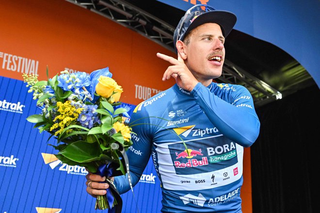 Sam Welsford je dobil tudi ogrevalno klasiko pred začetkom dirke Tour Down Under. FOTO: Brenton Edwards/AFP