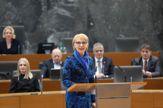 Poslanka Vida Čadonič Špelič je bila jasna, da se odstop Jušića ne bi zgodil, če opozicija ne bi vložila te interpelacije. FOTO: Leon Vidic/Delo