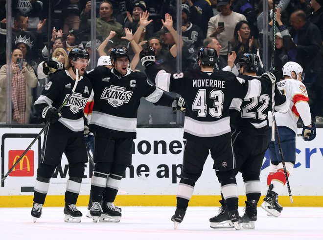 Los Angeles Kings so na sedmem mestu v zahodni konferenci. FOTO: Harry How/Getty Images Via AFP