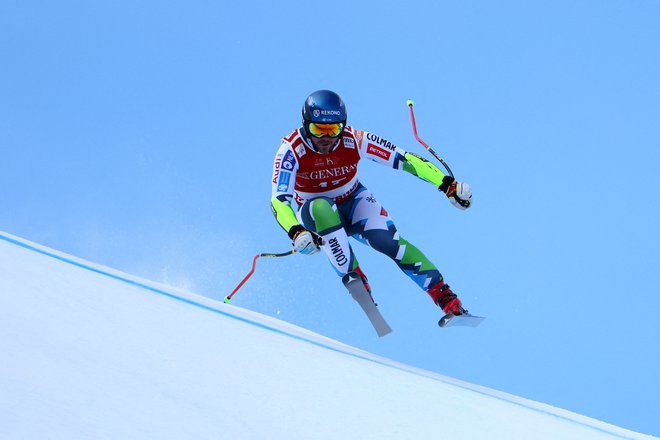 Miha Hrobat je premagal sloviti Streif. FOTO: Lisi Niesner/Reuters