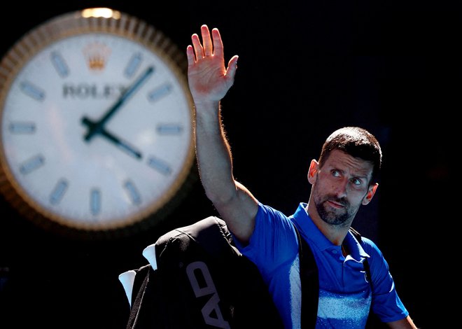 Novak Đoković je ostal brez boja za 25. naslov na turnirjih za grand slam. FOTO: Edgar Su/Reuters