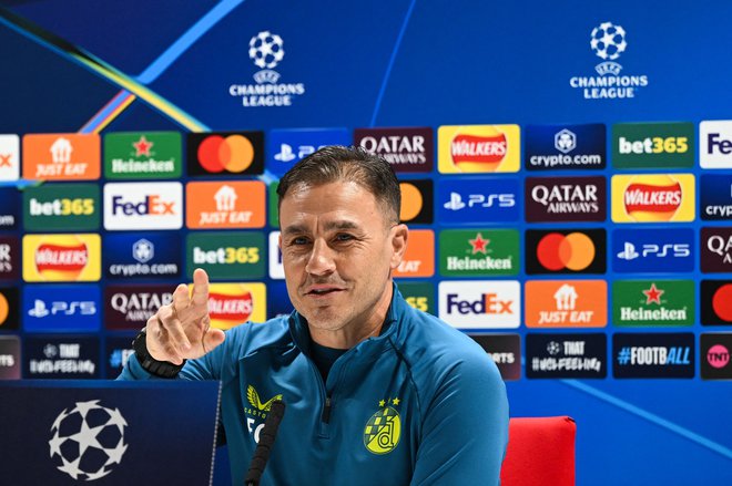 Fabio Cannavaro je debitiral na klopi Dinama proti Arsenalu. FOTO: Justin Tallis/AFP