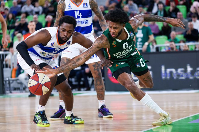 Tudi DJ Stewart je na zadnjih tekmah v dobri formi. FOTO: Filip Barbalić/Cedevita Olimpija