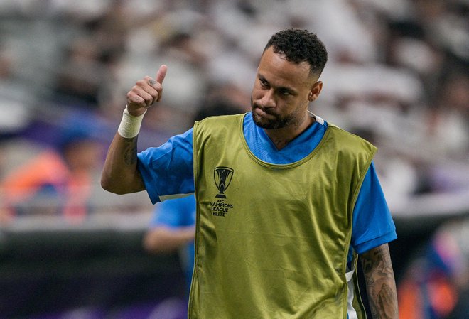 Neymar je za Al Hilal od pridružitve leta 2023 zbral sedem nastopov. FOTO: Walid Zain/Reuters