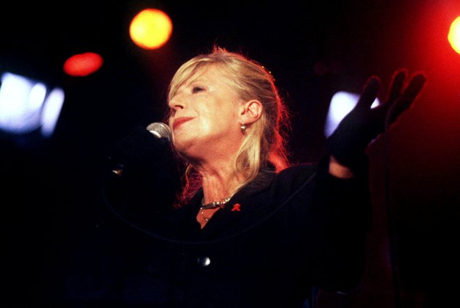 Marianne Faithfull na festivalu Montreux Jazz Festival leta 1995. FOTO: Str New/Reuters