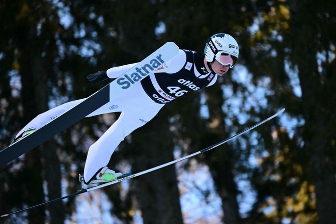 Anže Lanišek je po uvodni seriji držal četrto mesto. FOTO: Ina Fassbender/AFP