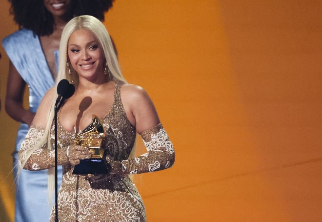 Beyoncé velja za najbolj nagrajevano in nominirano glasbenico v zgodovini grammyjev. FOTO: Mario Anzuoni/Reuters