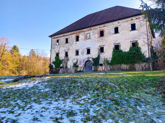 Dvorec je danes v lasti občine Šentjernej, zahtevkov za denacionalizacijo ni. FOTO: Aleš Nosan