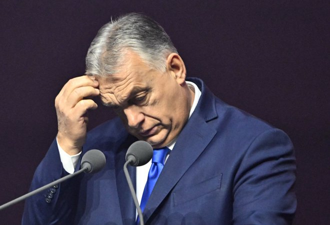 Po Orbánovih besedah je svet v zadnjih desetih dneh zaradi političnega povratka Donalda Trumpa doživel več sprememb kot sicer v letih. FOTO: Attila Kisbenedek/AFP