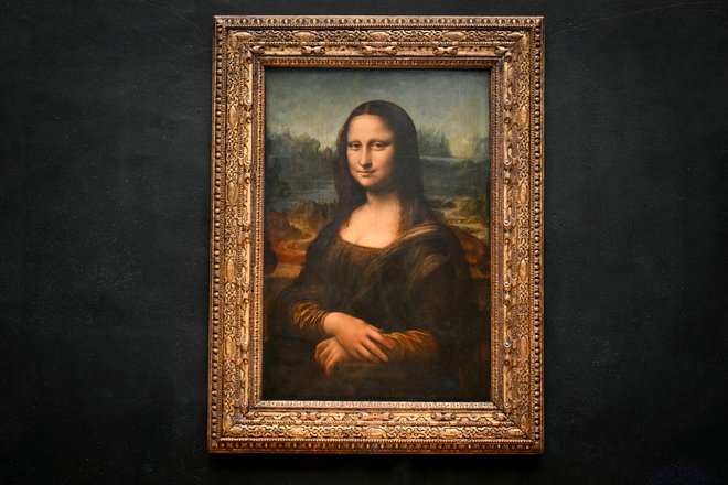 Okoli Gioconde nas ni stalo več kot deset radovednežev. FOTO: Bertrand Guay/AFP