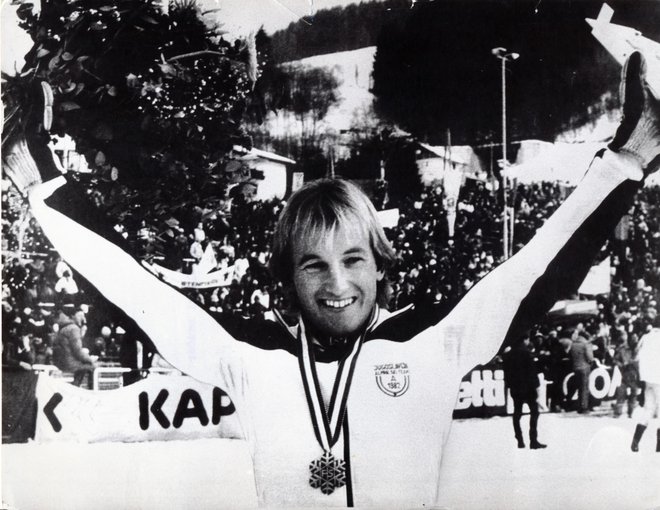 Bojan Križaj je pri sedemnajstih postal mladinski svetovni prvak v slalomu. FOTO: Fotodokumentacija Dela