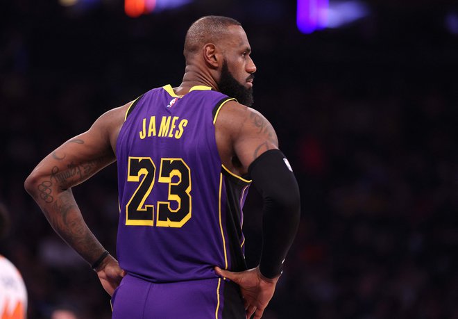 Prihod Dončića pričakuje tudi LeBron James, ki je v zadnjem obdobju v odlični formi, postal je igralec tedna v zahodni konferenci. FOTO: Al Bello/AFP