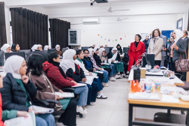 Zunanja ministrica Tanja Fajon je v Jordaniji podprla delovanje Agencije OZN za pomoč palestinskim beguncem (UNRWA). FOTO: MZEZ