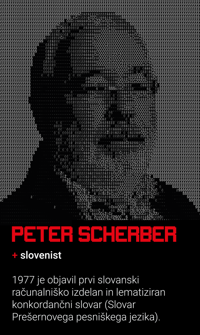 Peter Scherber, kot ga predstavljajo v muzeju FOTO: Računalniški muzej