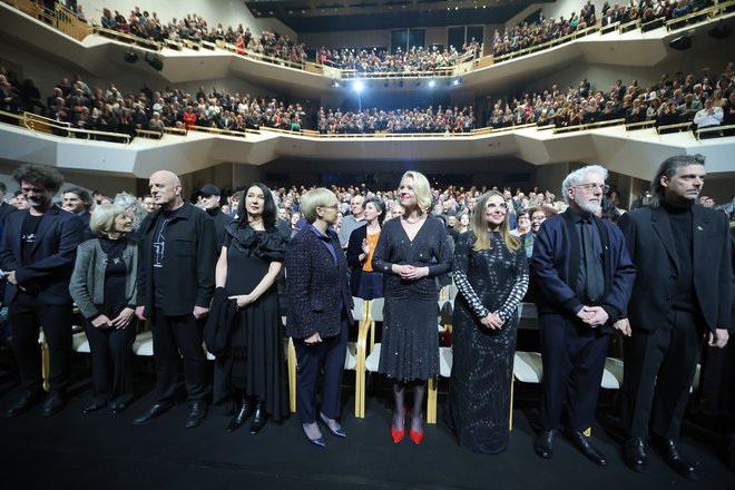 Podelitev Prešernovih nagrad. FOTO: Jože Suhadolnik/Delo