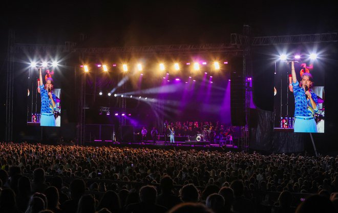 Magnificov koncert v ljubljanskih Stanežičah je bil največji glasbeni dogodek minulega leta. FOTO: Matej Družnik/Delo