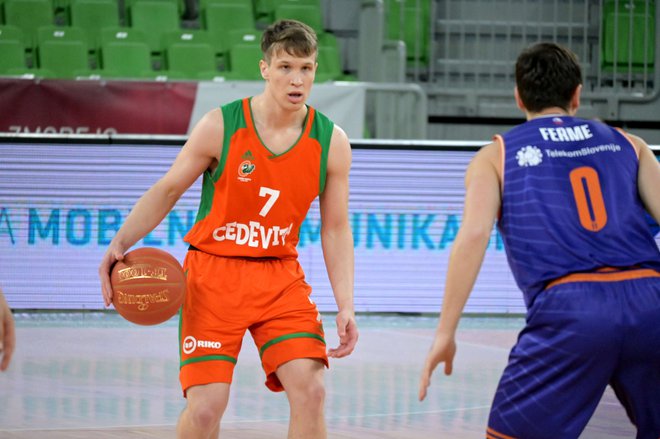 Dan Duščak je novinec v slovenski košarkarski reprezentanci. FOTO: Cedevita Olimpija