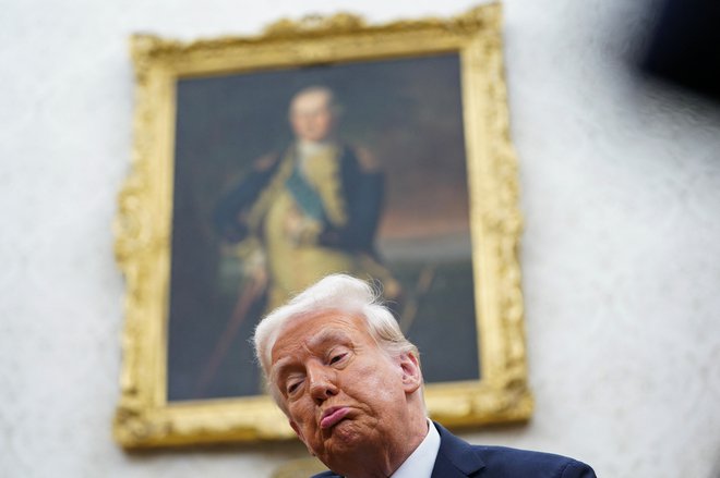 Po Trumpovi vrnitvi le petina Evropejcev vidi ZDA kot zaveznice. FOTO: Nathan Howard/Reuters