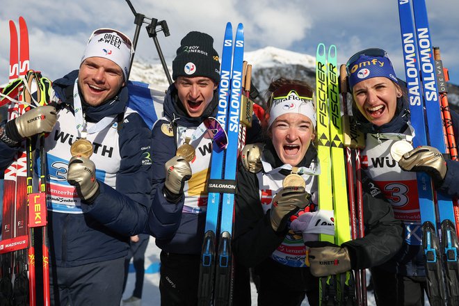 Prepričljive zmage so se veselili Francozi. FOTO: Franck Fife/AFP