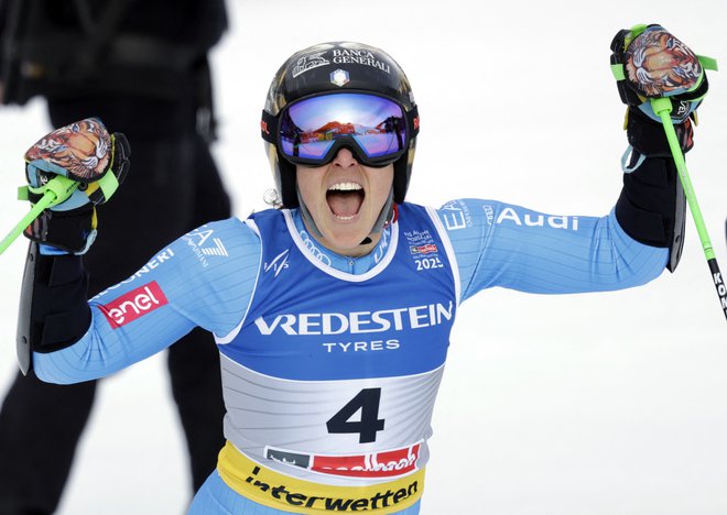 Federica Brignone je uresničila sanje. FOTO: Leonhard Foeger/ Reuters