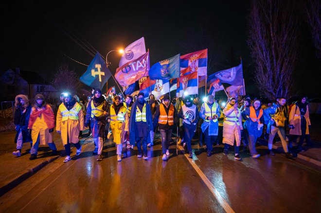 Oblast v Srbiji že tri mesece neuspešno išče odgovor na študentske proteste proti korupciji. Foto Andrej Isakovic/AFP