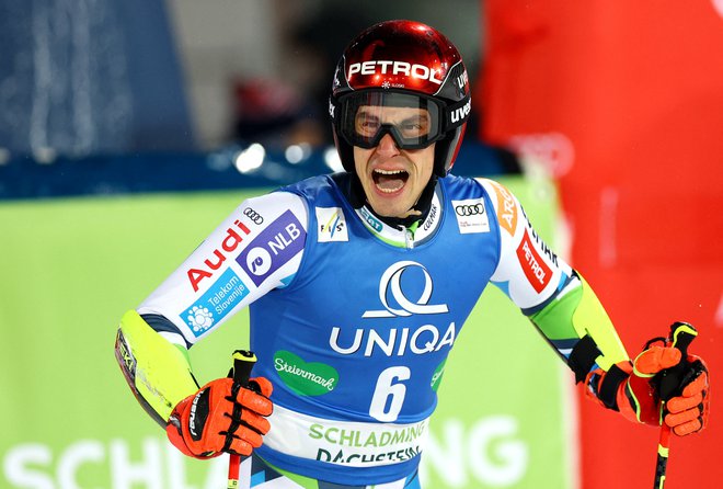 Žan Kranjec je bil v Schladmingu na zadnjem veleslalomu pred svetovnim prvenstvom sedmi, zdaj si želi na stopničke. Foto Lisi Niesner/Reuters