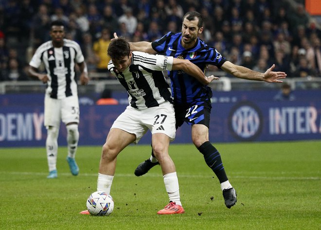 Juventus in inter bosta odigrala pomemben derbi. FOTO: Alessandro Garofalo/Reuters