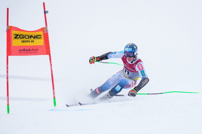 Po prvi vožnji je bil v vodstvu Norvežan Timon Haugan. FOTO: Dimitar Dilkoff/AFP