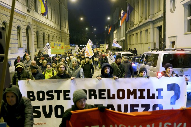 Ljubljanske ulice so v preteklosti videle že veliko več protestnikov na kolesih. FOTO: Blaž Samec/Delo